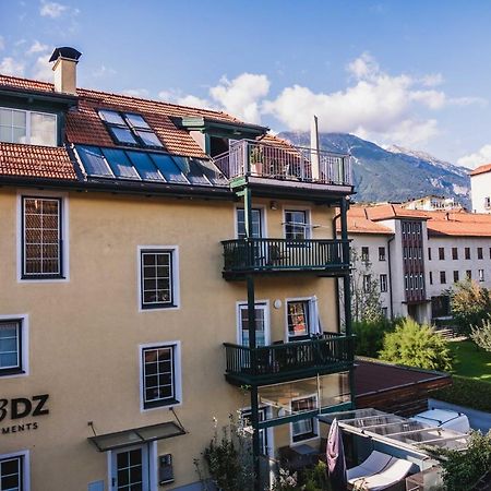 Riedz Apartments Innsbruck- Zentrales Apartmenthaus mit grüner Oase Exterior foto
