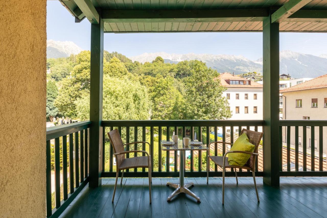 Riedz Apartments Innsbruck- Zentrales Apartmenthaus mit grüner Oase Exterior foto