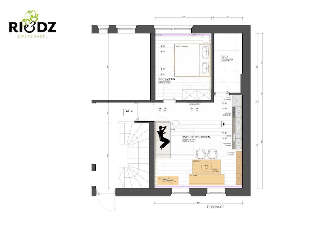 Riedz Apartments Innsbruck- Zentrales Apartmenthaus mit grüner Oase Habitación foto
